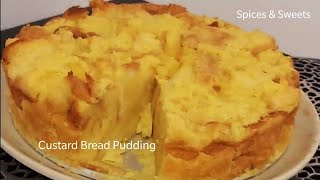 Custard Bread Pudding Recipe | Spices & Sweets #Shorts