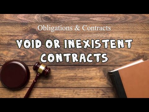 Video: Kan een nietig contract worden bekrachtigd?