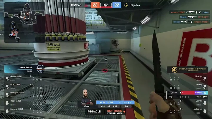 f0rest - 1vs2 clutch (CT - post-plant situation) top moments game | (CS:GO)