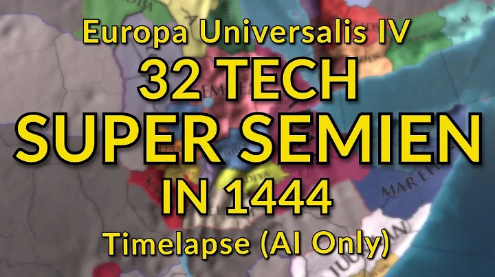 EU4 but Semien has 32 Tech in 1444 | The Rise of Judaism | AI Timelapse