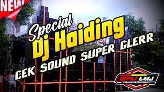 DJ CEK SOUND || HAIDING ||VERSI TRAP SLOW BASS
