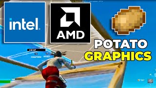 *NVIDIA/AMD/INTEL* How to Get Potato Graphics in Fortnite! (CHAPTER 7)