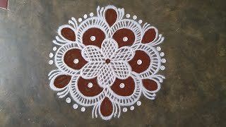 Gokulashtami//easy design rangoli kolam// kaalai thendral kolangal pavithra baskar