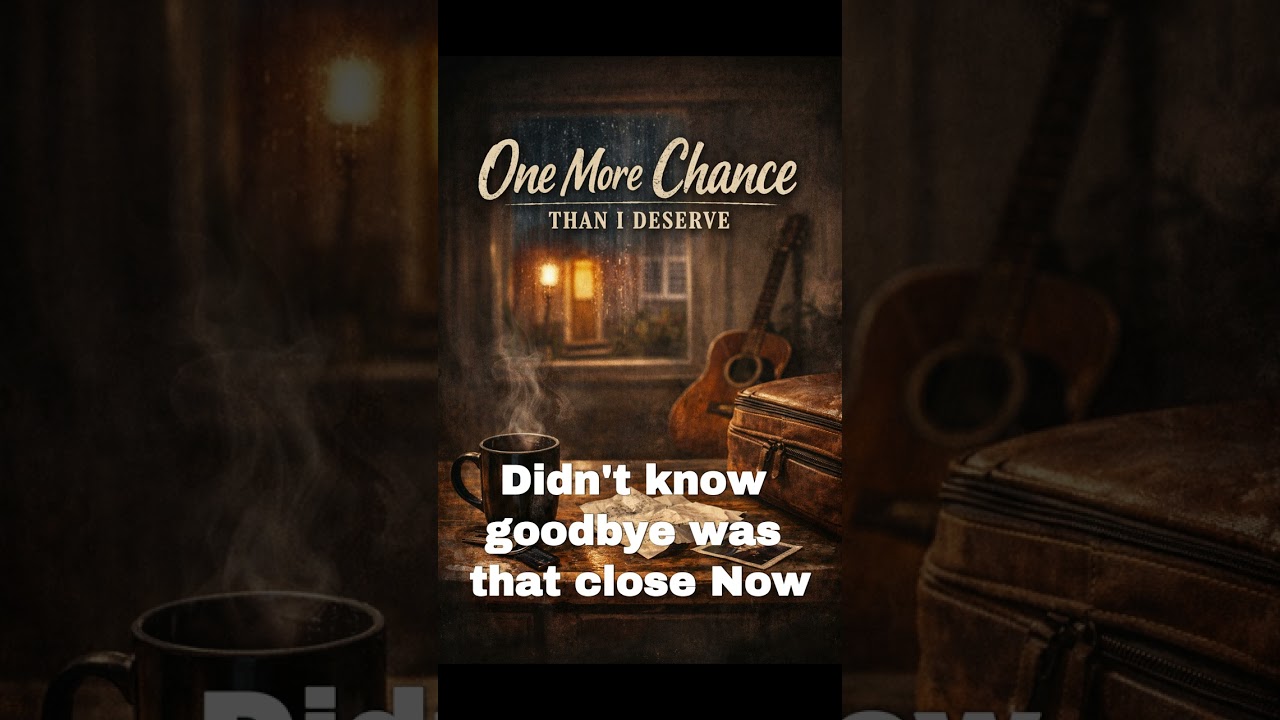 One more chance than I deserve