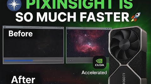 Upgrade Your Astrophotography Workflow with CUDA Acceleration! 🚀