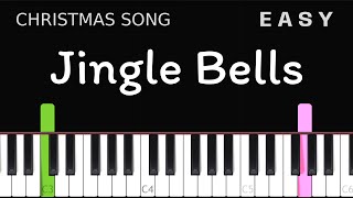 Jingle Bells - EASY Piano tutorial