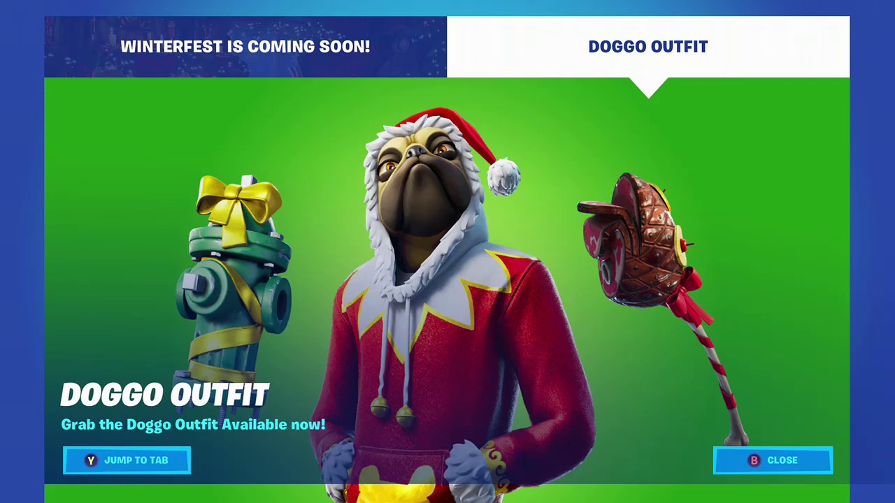 Fortnite Chapter 2: New Winterfest Event, Santa Doggo, Holiday ham and ...