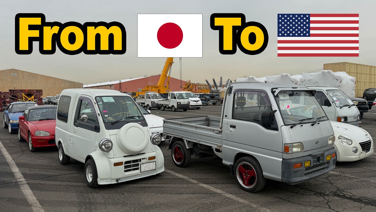 Снова в порту, забираю ещё несколько японских автомобилей!