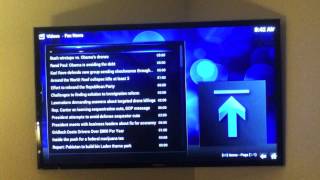 GBOX G-BOX Midnight Gbox Slav XBMC DEMONSTRATION VIDEO screenshot 4