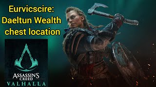 Assassin's Creed Valhalla - Eurvicscire Daeltun chest location - Tungsten ingot - lingotto tungsteno