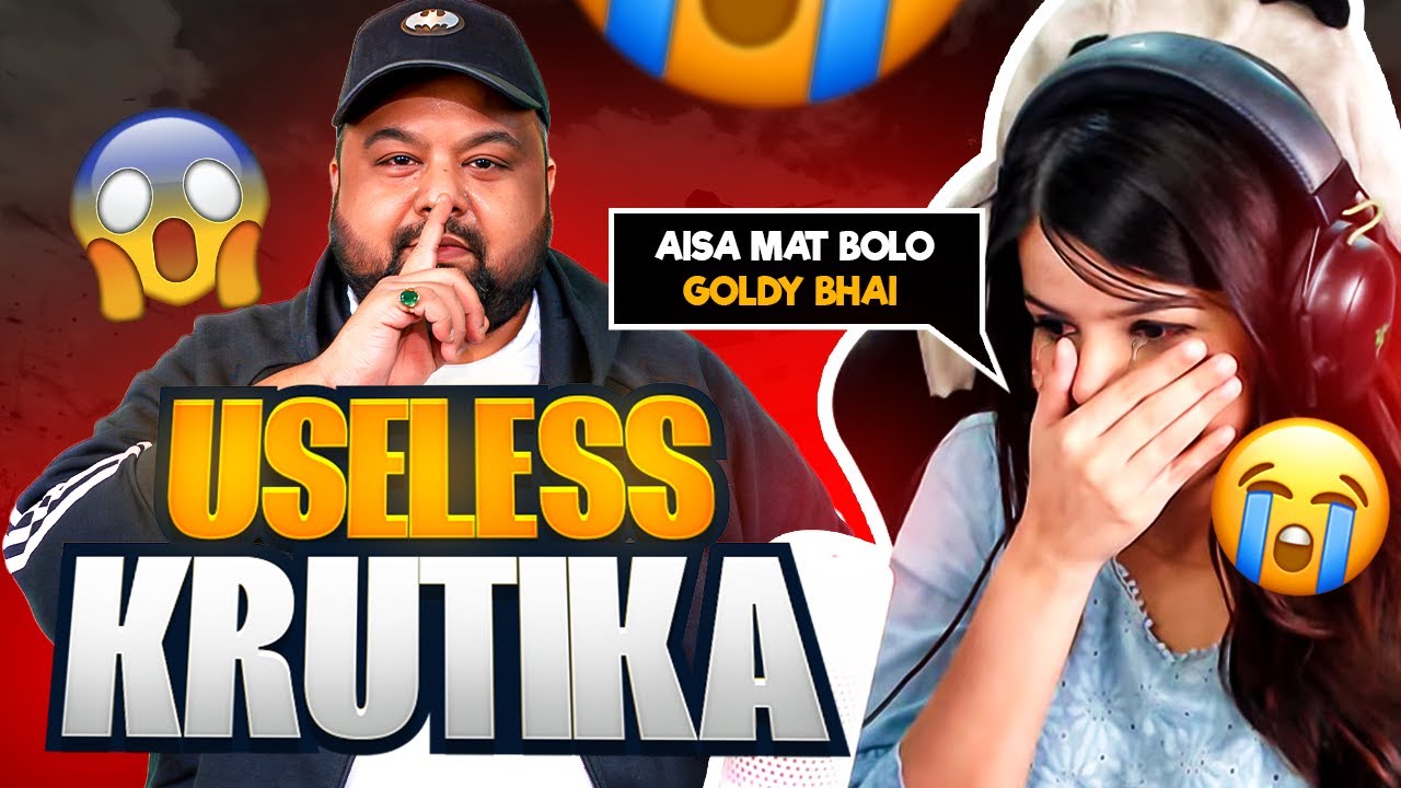 GOLDY BHAI CALLING KRUTIKA *USELESS* 😭 | Best Teammates Ever