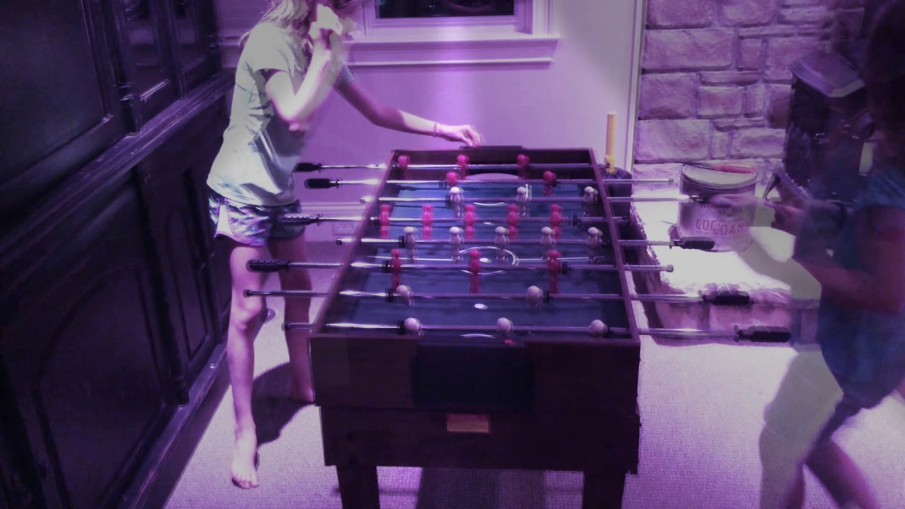Our epic foosball game