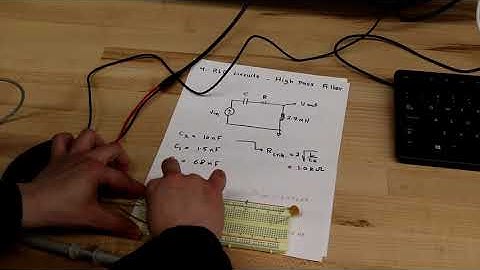 Lab5 - 4 RLC High Pass Filter Circuit