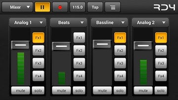 Mikrosonic RD4 Groovebox DJ Studio - Android Games