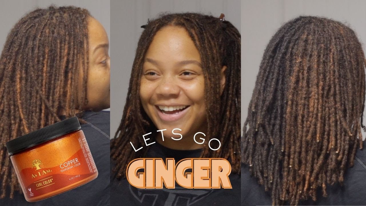 LETS GO GINGER!! | As I Am Temporary Hair Color Copper
