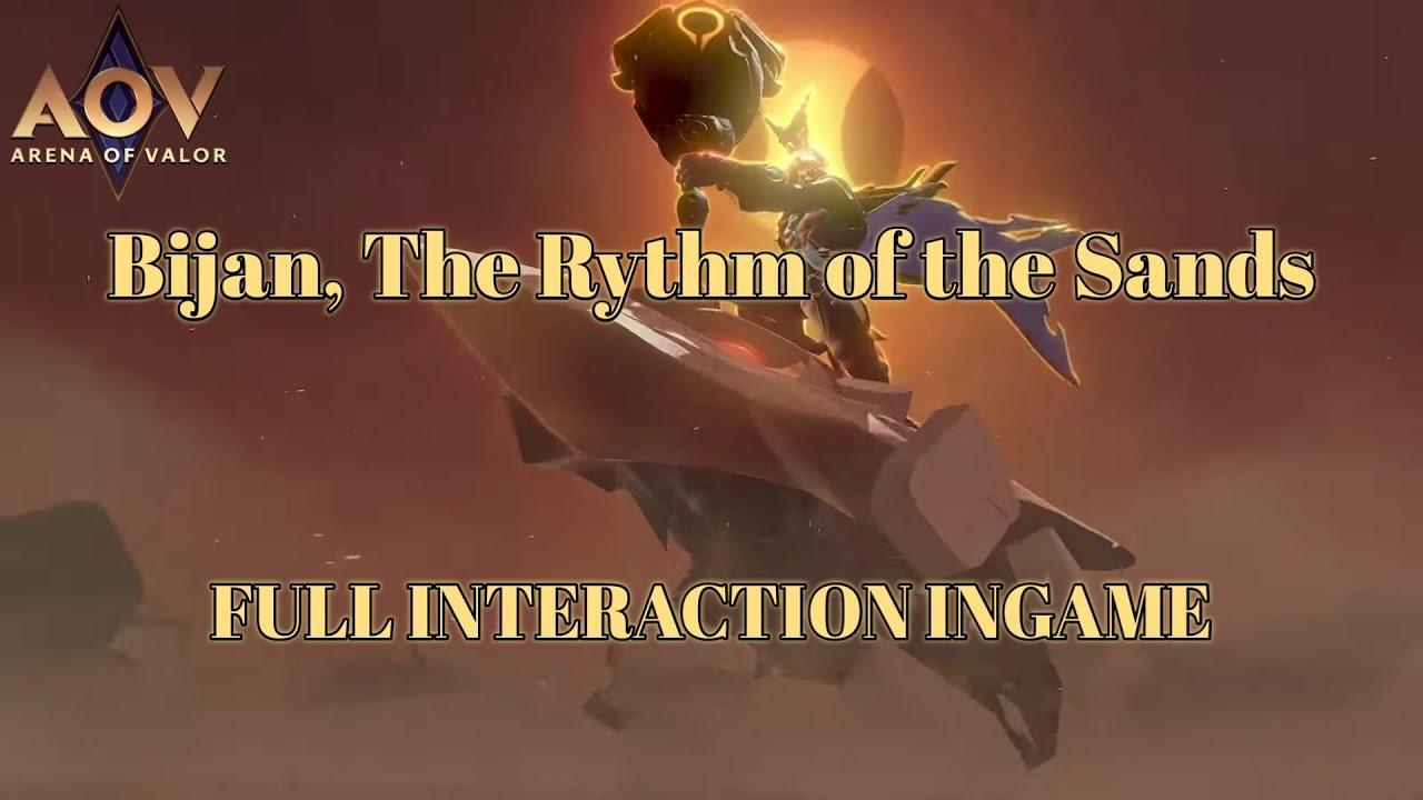 Ingame Interaction (9) | Bijan, The Rythm of the Sands | Full Interaction! AoV | RoV | Liên Quân