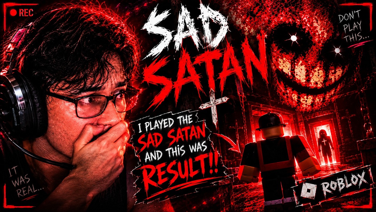 I PLAYED THE SAD SATAN GAME ON ROBLOX... 😰💀 - TRIAL