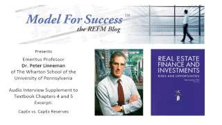 CapEx and CapEx Reserves - Dr. Peter Linneman Interviewed by Bruce Kirsch