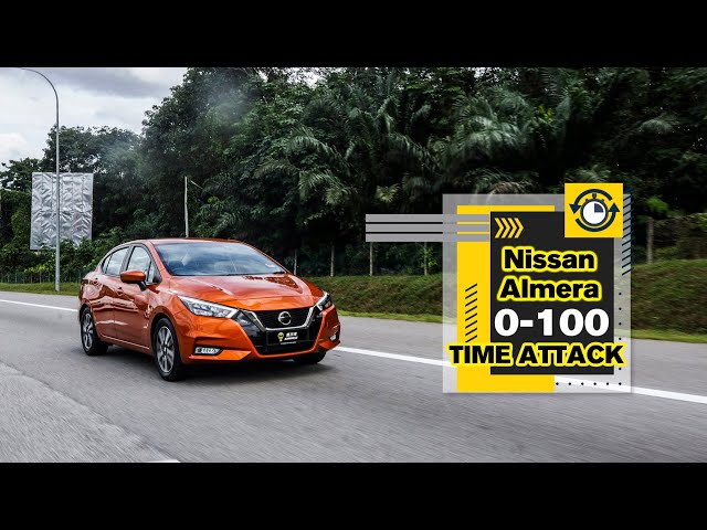 0-100 Time Attack -- Nissan Almera 2020 (aka Versa) - YouTube
