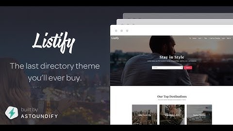 Listify - WordPress Directory Theme+Download