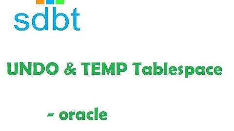 Oracle-Managing Undo& Temp Tablespace in Tamil