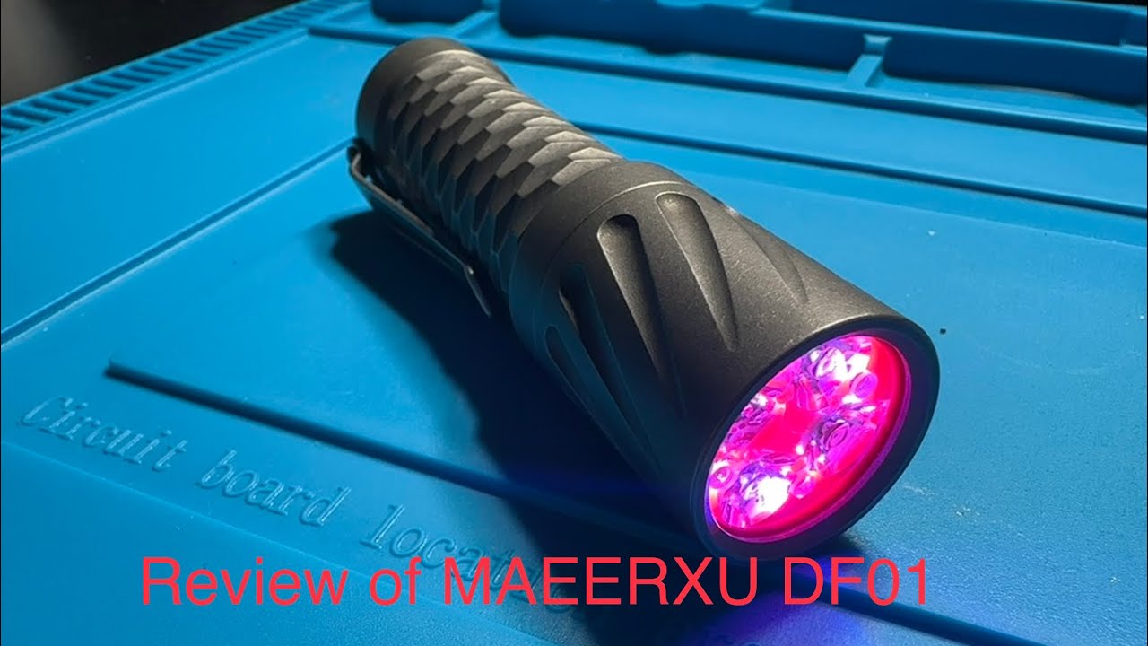 Maeerxu DF01 titanium チタン 懐中電灯 18650 Maeerxu DF01-18650- Titanium Four-Lamp highest 4000 Lumen