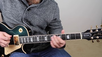 Crazy Cascading Lick in E using Open Strings!!