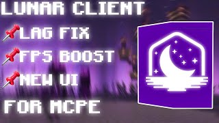 Finally, I Found The Best LUNAR CLIENT for MCPE🤩 | Minecraft |