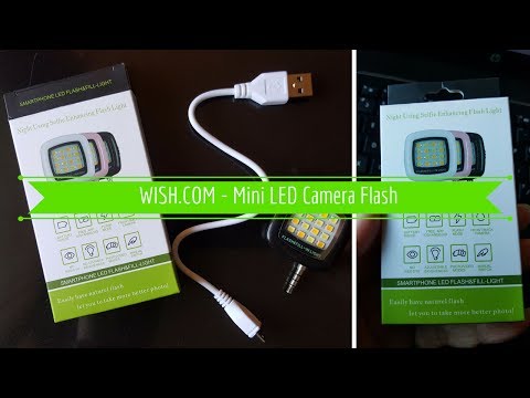 WISH.COM - Universal 3.5mm Mini LED Camera Flash $2 Shipped!