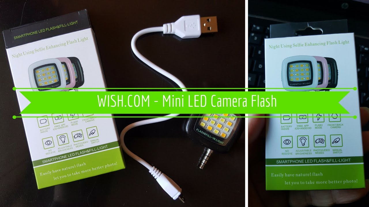 WISH.COM - Universal 3.5mm Mini LED Camera Flash $2 Shipped! - YouTube