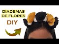 DIADEMAS CON FLORES DE PAPEL