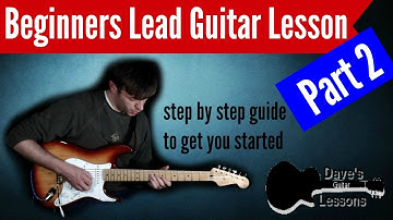 How to play Lead Guitar - Beginners Lesson - Part 2 Pentatonic Scale Sequences