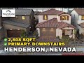 NEW Woodside Homes in Cadence Las Vegas | Cedar Plan 2,608 sqft | Primary Bedroom Downstairs