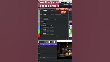 How to ORGANIZE your CUBASE project like a PRO - Workflow Improvements