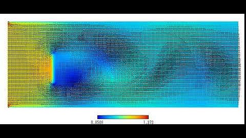 Simulation of Karman vortex by lattice Boltzmann method