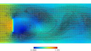 Simulation of Karman vortex by lattice Boltzmann method