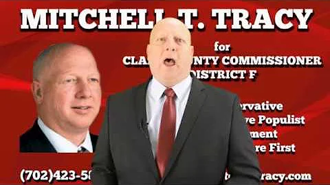 Mitchell T Tracy Candiate for Clark Commissioner D...