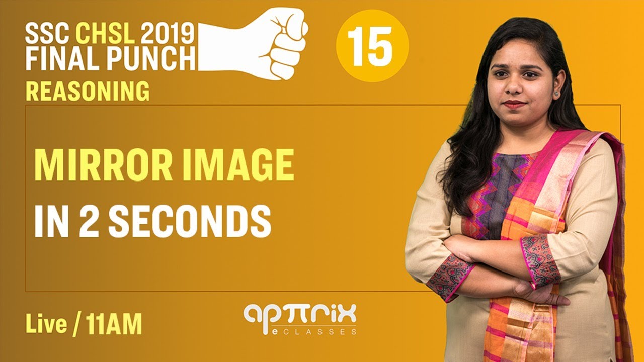 REASONING FINAL PUNCH | Mirror Image in 2 Seconds by Roopa Ma'am | 15