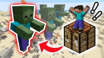 Minecraft But... Crafting Spawns Mobs AGAIN