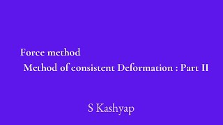 Method of consistent deformation  part2