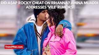 Did Aap Rocky Cheat On Rihanna Amina Muaddi Addresses Vile Rumors