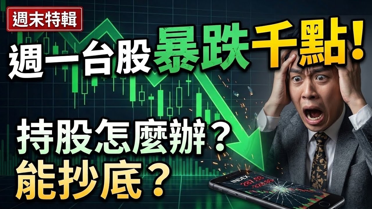 週一台股暴跌千點！該逃？該買？