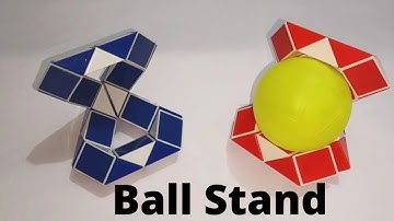 How to Make a Ball Stand with Snake Cube