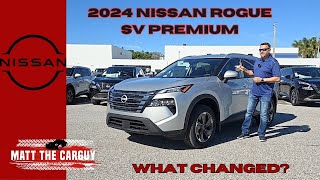 What changed on 2024 Nissan Rogue SV? Review and test drive.