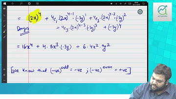BINOMIAL THEOREM C.U 3RD SEMESTER CLASS 1