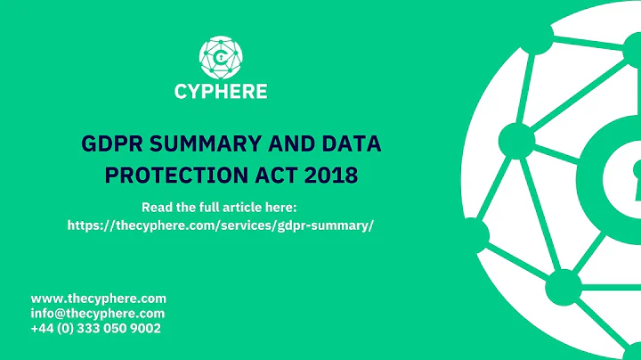 The GDPR Summary: Everything You Need to Know