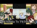 • Mha Reacts To TikToks • TodoBakuDeku-ish? • AU • Gacha Life •