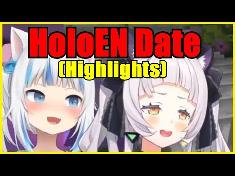 Gura Shion S Hilarious And Cute HoloEN Server Date Highlights Hololive HoloEN Eng Sub