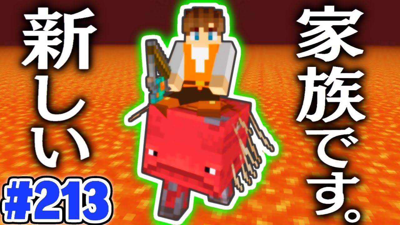 超難関のストライダー繁殖に挑戦 マグマに当たらず子供を作れるか マイクラ実況part2 マインクラフト Youtube