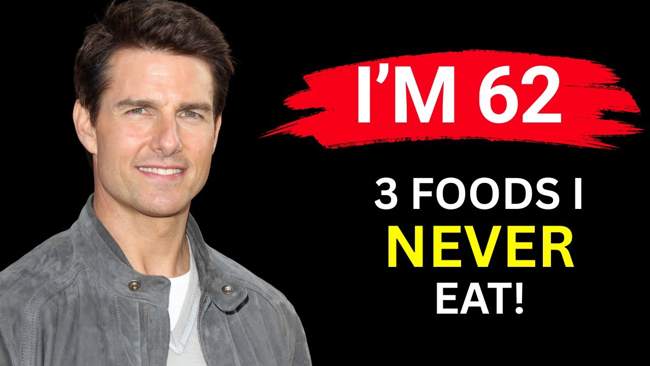 Tom Cruise (62) Still Looks 35! I AVOID 3 FOODS & Don't Get Old